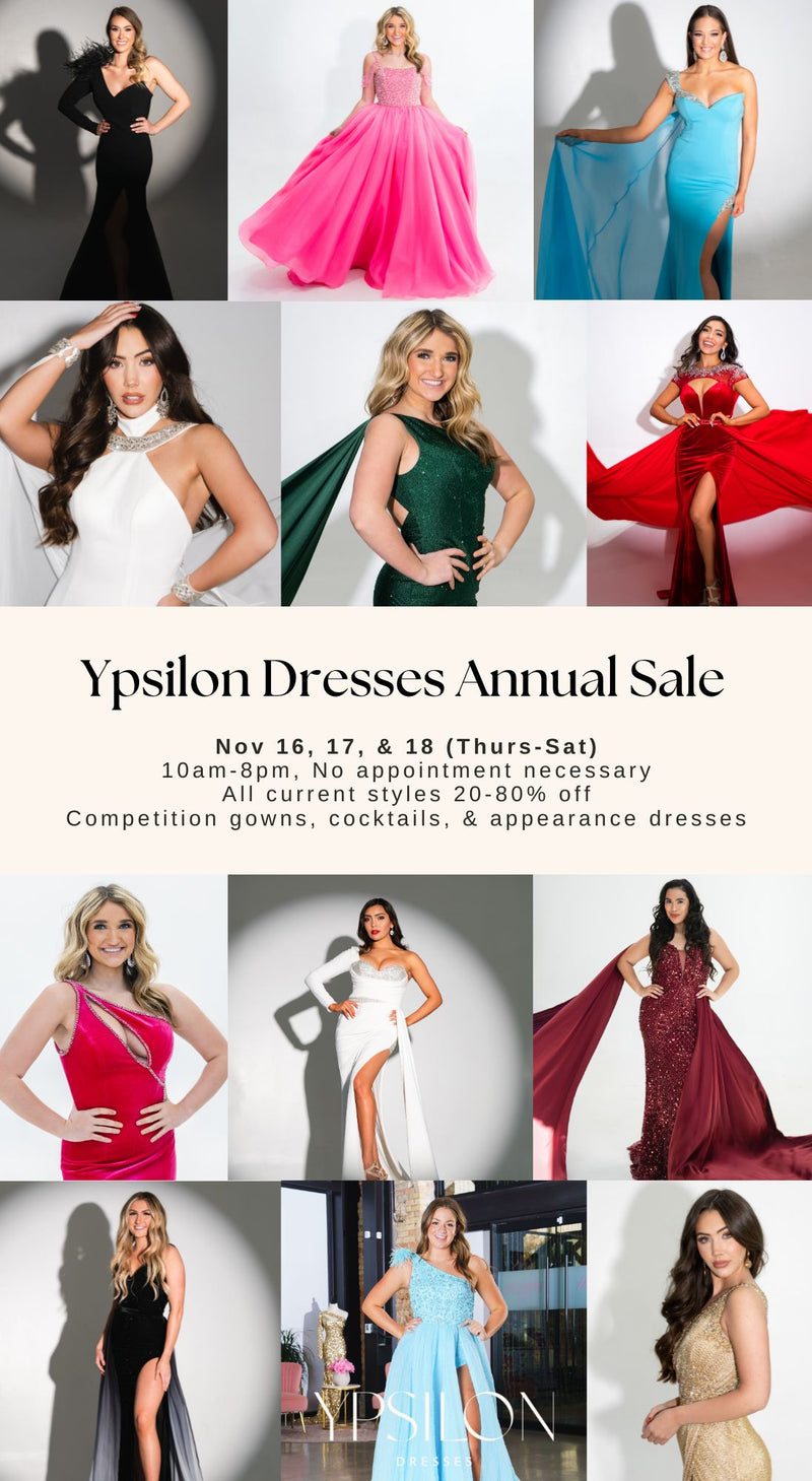 Nearest Pageant Sale Preview: Pageant Dresses – Ypsilon Dresses