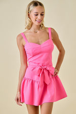This ruffle-tiered mini dress features a sweetheart neckline with straps and a belt at the waist. Style this dress to make it your own at your next homecoming or formal event.

DM A3320
