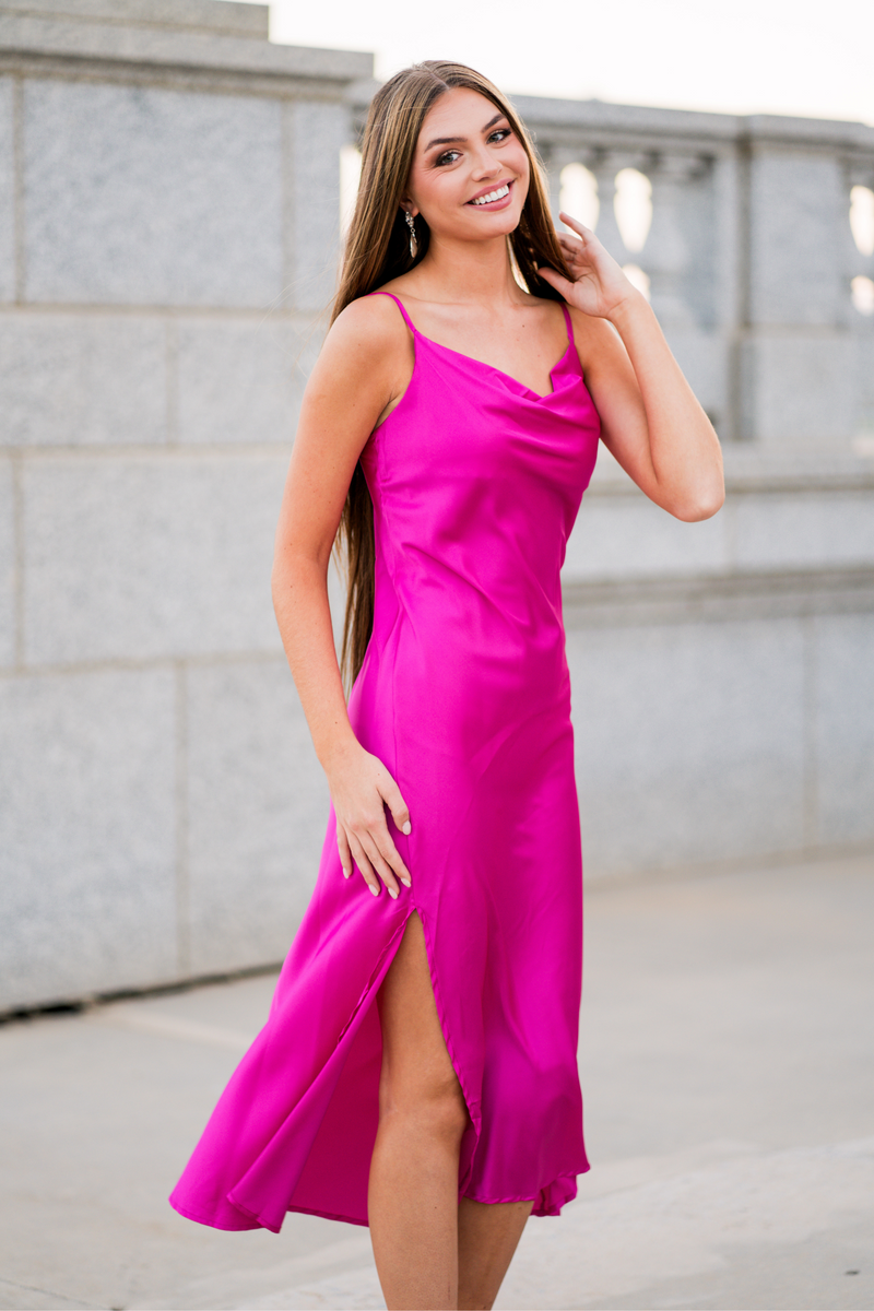 Keisha slip midi sales dress