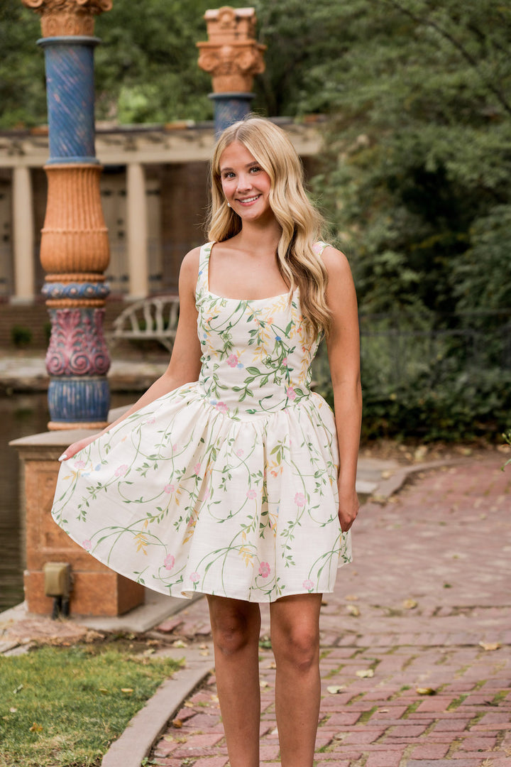 sachin and babi light blue dress Straps White Satin A-line Short Homecoming Dress – Ohmollydress main image 0