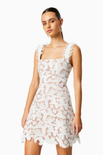 This cocktail dress features delicate butterfly lace pattern and 3D butterfly detail on straps with a subtle fit &amp; flare silhouette. This dress could be a stunning choice for your next homecoming or sweethearts dance.&nbsp;  ELT E8042432