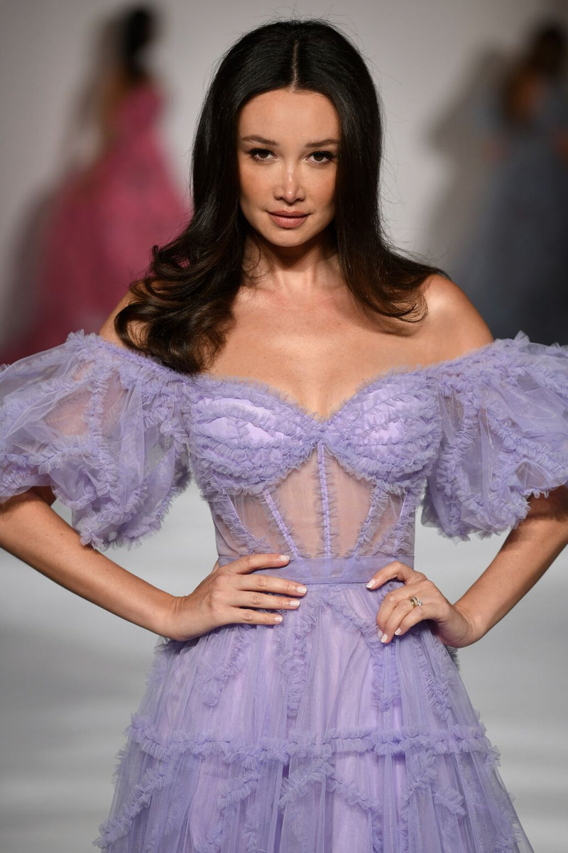 anita purple dress One Iconic Look: Rita Moreno's Lavender Dress in West Side Story (1961)